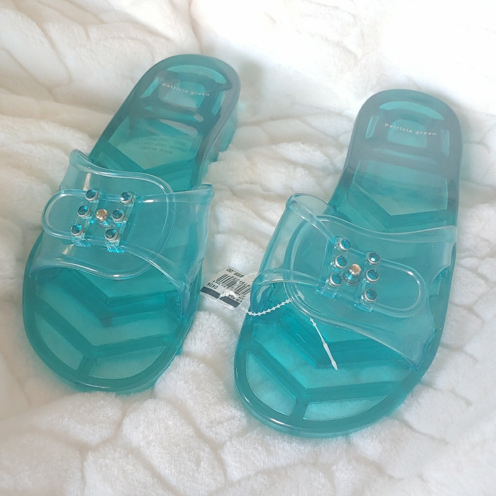 🔥SALE🔥 Rhinestone Jelly Slides